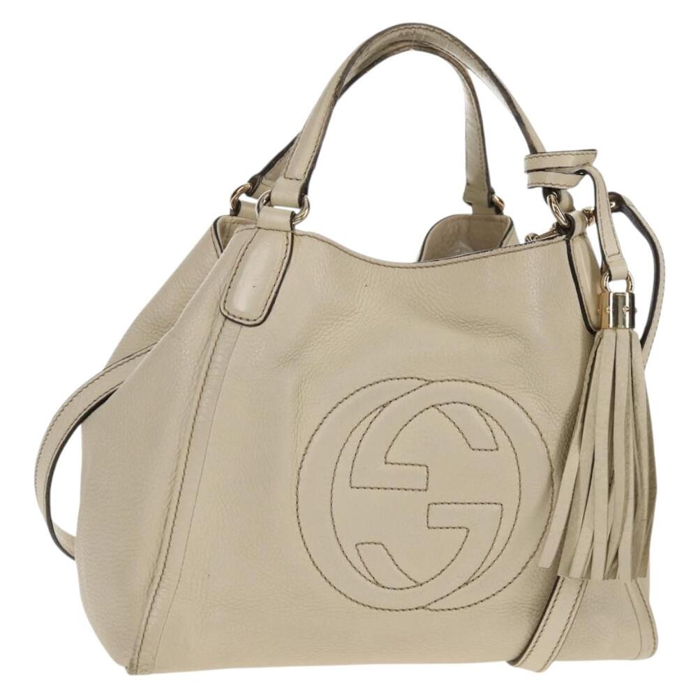 Gucci Soho Shoulder Bag Leather 2Way #348692G54B